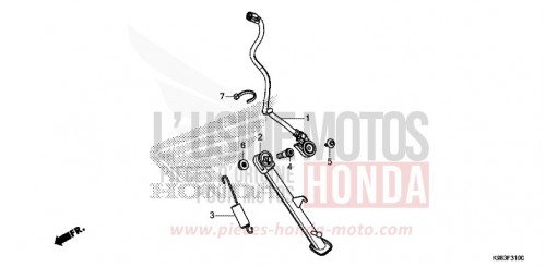 SIDE STAND CBF125NAJ de 2018